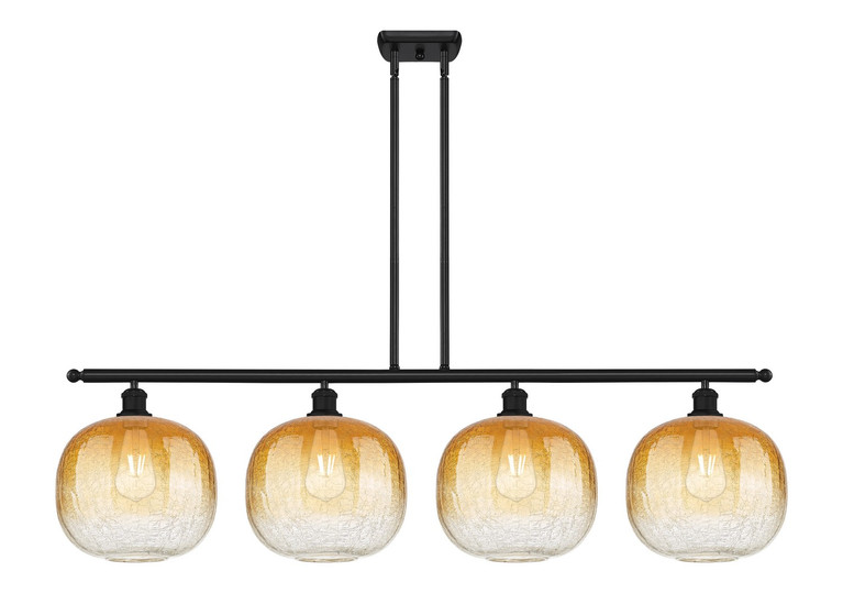 Innovations - 516-4I-BK-G481-10AM - Four Light Island Pendant - Ballston - Matte Black