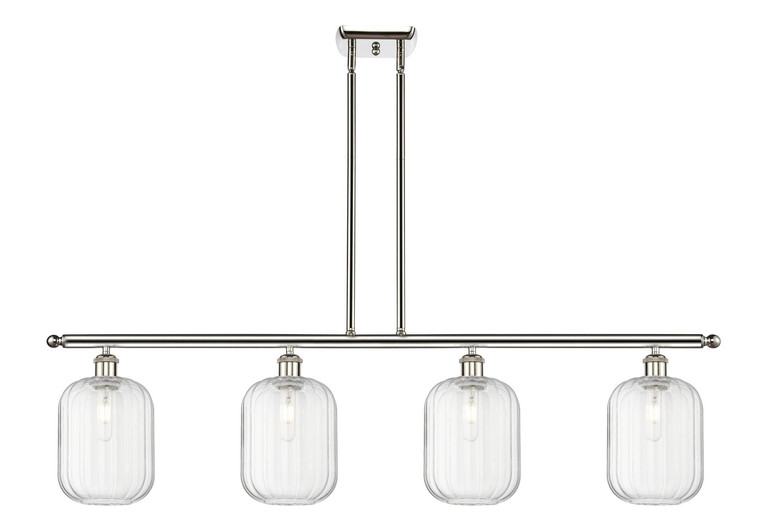 Innovations - 516-4I-PN-G460-7CL - Four Light Island Pendant - Ballston - Polished Nickel