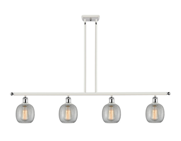 Innovations - 516-4I-WPC-G105 - Four Light Island Pendant - Ballston - White Polished Chrome