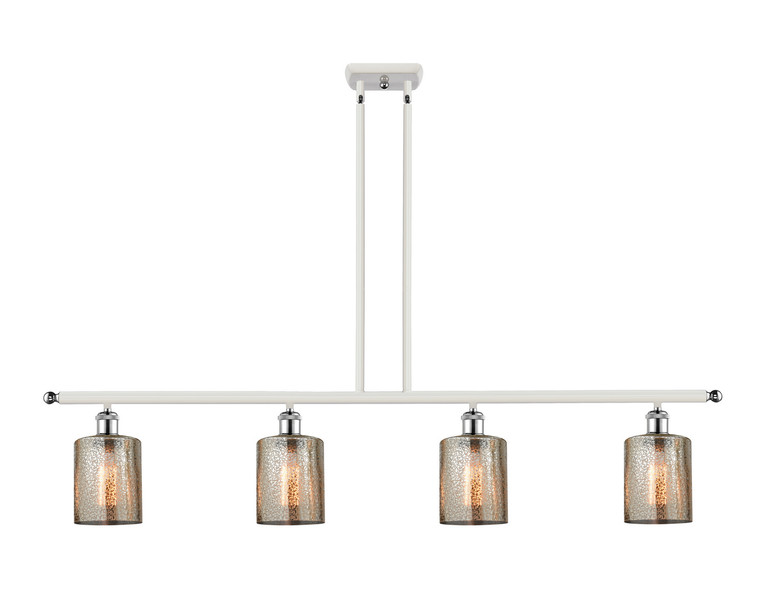 Innovations - 516-4I-WPC-G116-LED - LED Island Pendant - Ballston - White Polished Chrome
