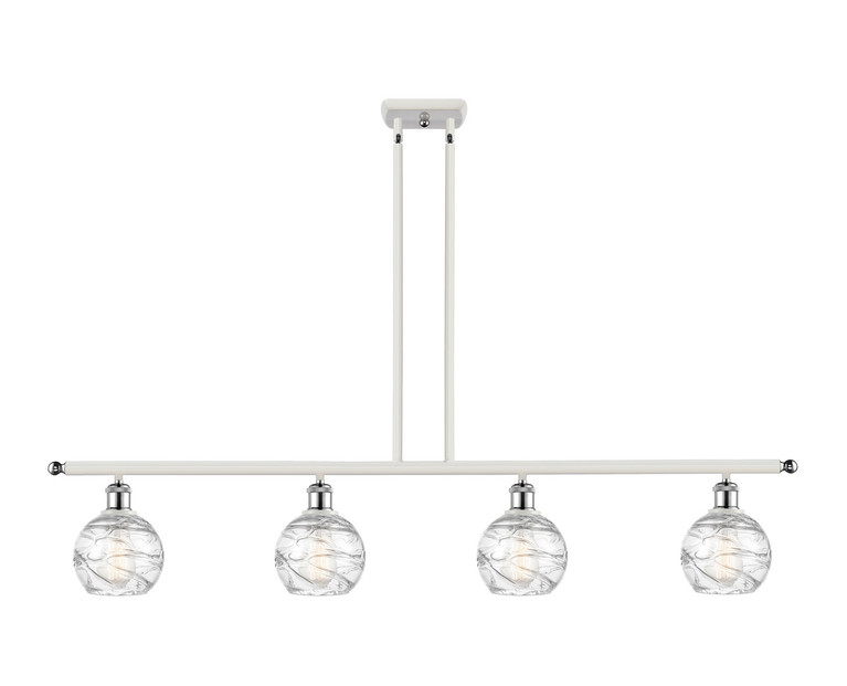 Innovations - 516-4I-WPC-G1213-6 - Four Light Island Pendant - Ballston - White Polished Chrome