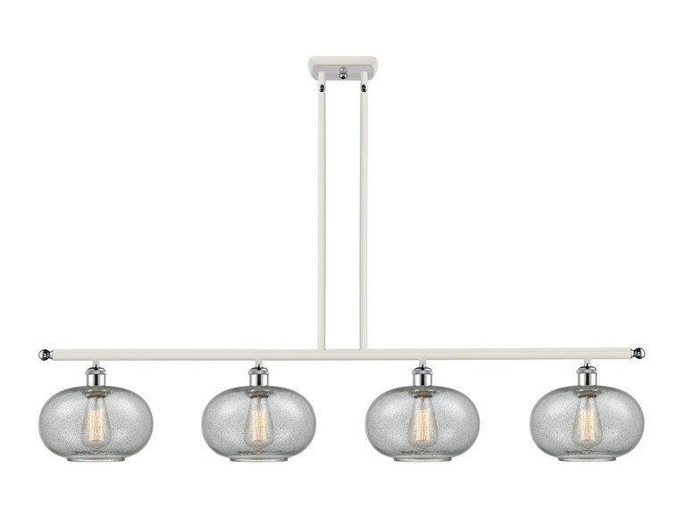 Innovations - 516-4I-WPC-G247-LED - LED Island Pendant - Ballston - White Polished Chrome