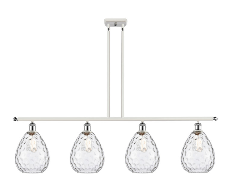 Innovations - 516-4I-WPC-G372-LED - LED Island Pendant - Ballston - White Polished Chrome