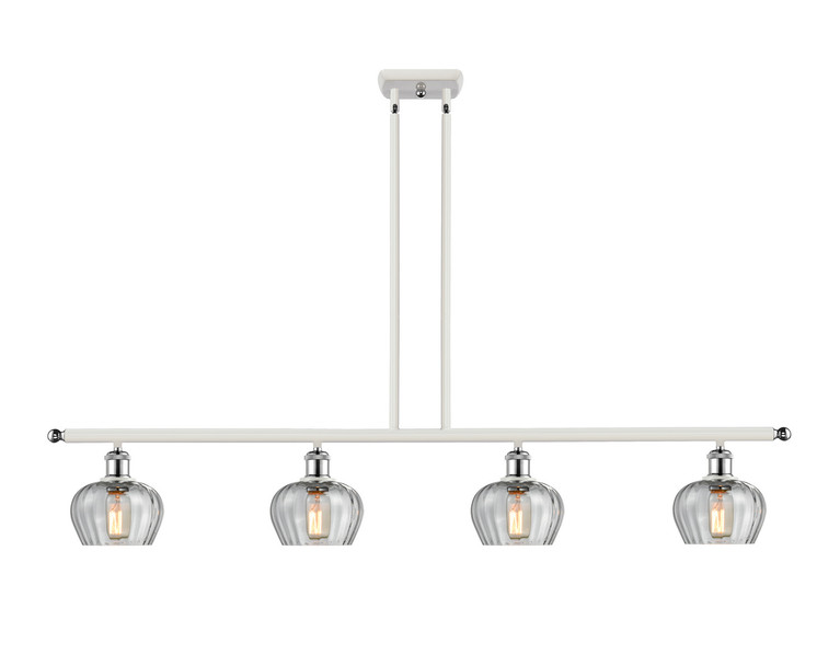 Innovations - 516-4I-WPC-G92-LED - LED Island Pendant - Ballston - White Polished Chrome