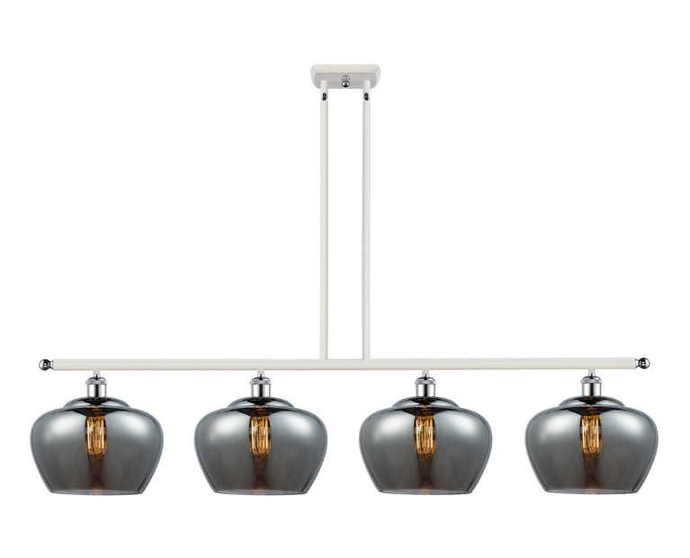 Innovations - 516-4I-WPC-G93-L-LED - LED Island Pendant - Ballston - White Polished Chrome