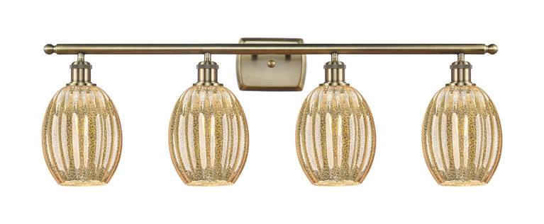 Innovations - 516-4W-AB-G459-6ME - Four Light Bath Vanity - Ballston - Antique Brass