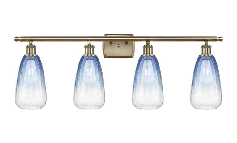 Innovations - 516-4W-AB-G480-6SB - Four Light Bath Vanity - Ballston - Antique Brass