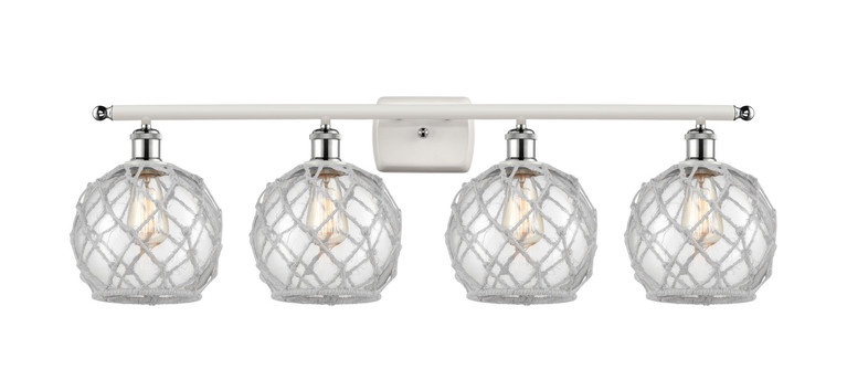 Innovations - 516-4W-WPC-G122-8RW-LED - LED Bath Vanity - Ballston - White Polished Chrome