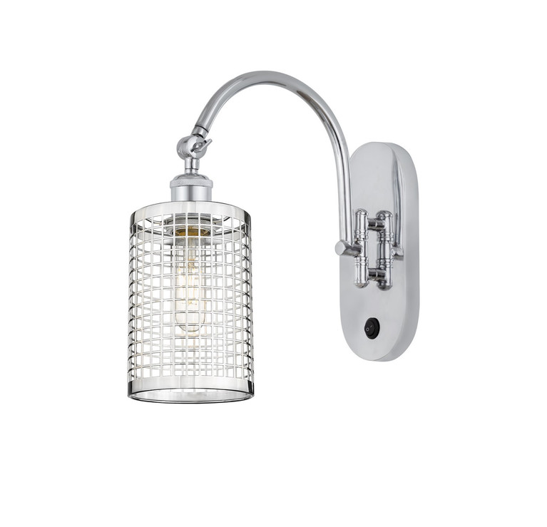 Innovations - 518-1W-PC-M18-PC - LED Wall Sconce - Downtown Urban - Polished Chrome