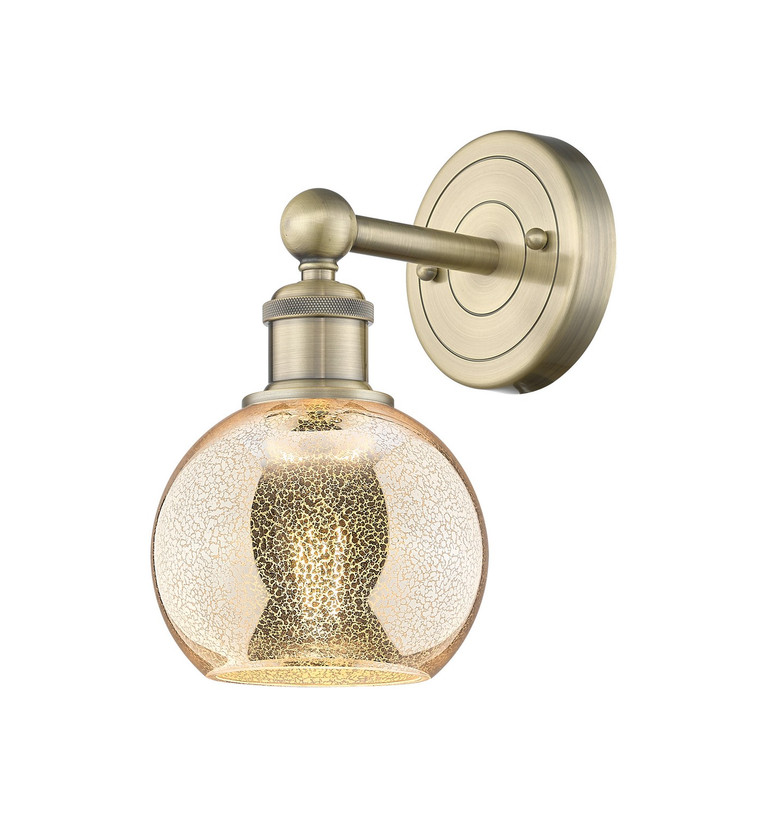 Innovations - 616-1W-AB-G128-6 - One Light Wall Sconce - Edison - Antique Brass