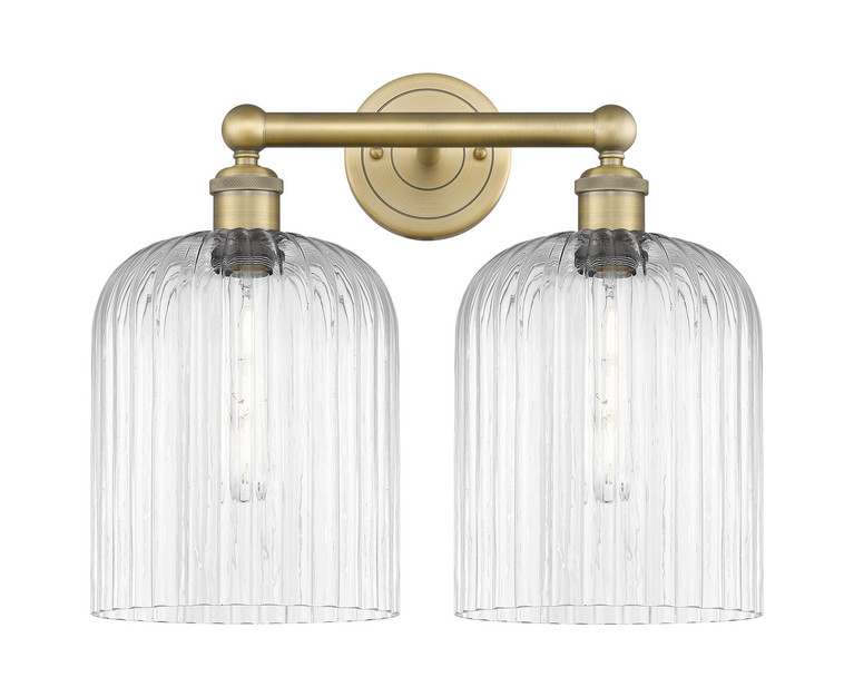 Innovations - 616-2W-BB-G559-8CL - Two Light Bath Vanity - Edison - Brushed Brass