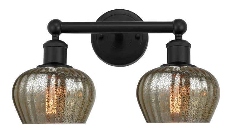 Innovations - 616-2W-BK-G96 - Two Light Bath Vanity - Edison - Matte Black