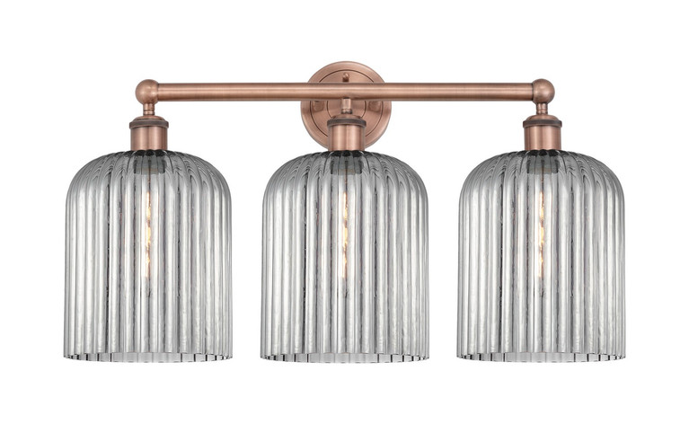 Innovations - 616-3W-AC-G559-8SM - Three Light Bath Vanity - Edison - Antique Copper