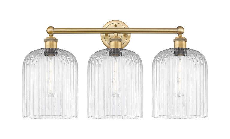Innovations - 616-3W-BB-G559-8CL - Three Light Bath Vanity - Edison - Brushed Brass