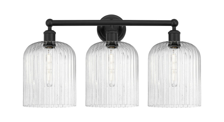 Innovations - 616-3W-BK-G559-8SDY - Three Light Bath Vanity - Edison - Matte Black