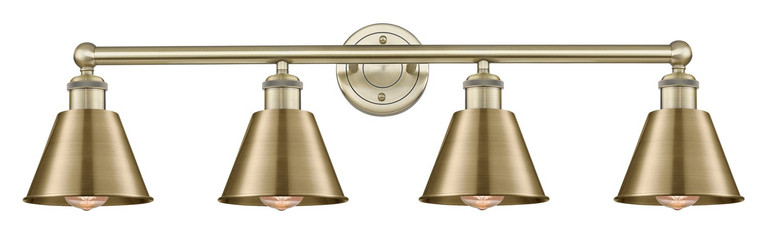 Innovations - 616-4W-AB-M8-AB - Four Light Bath Vanity - Edison - Antique Brass