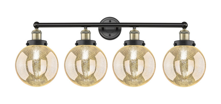 Innovations - 616-4W-BAB-G208-8 - Four Light Bath Vanity - Edison - Black Antique Brass