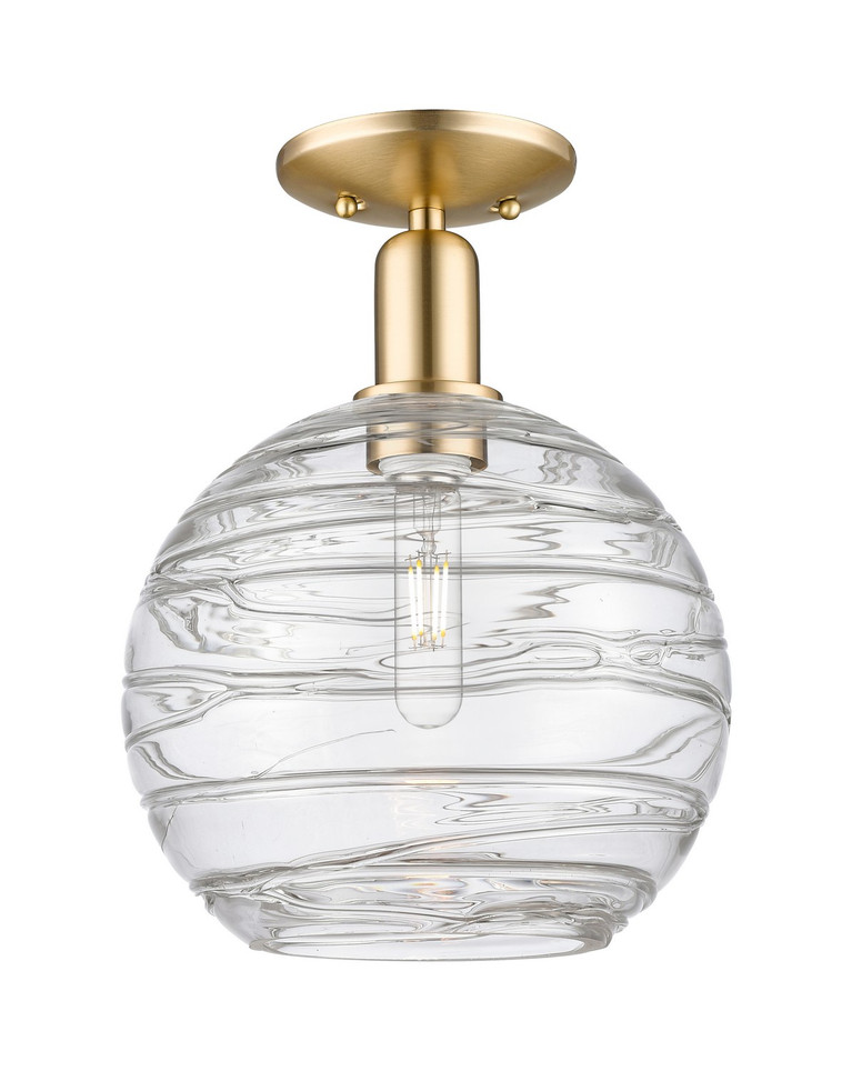 Innovations - 716-1C-CB-G1213-10CL - One Light Semi-Flush Mount - Arcadia - Champagne Bronze