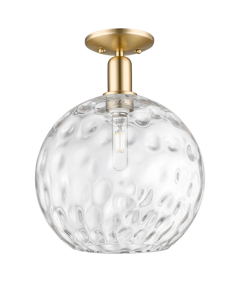 Innovations - 716-1C-CB-G1215-12 - One Light Semi-Flush Mount - Arcadia - Champagne Bronze