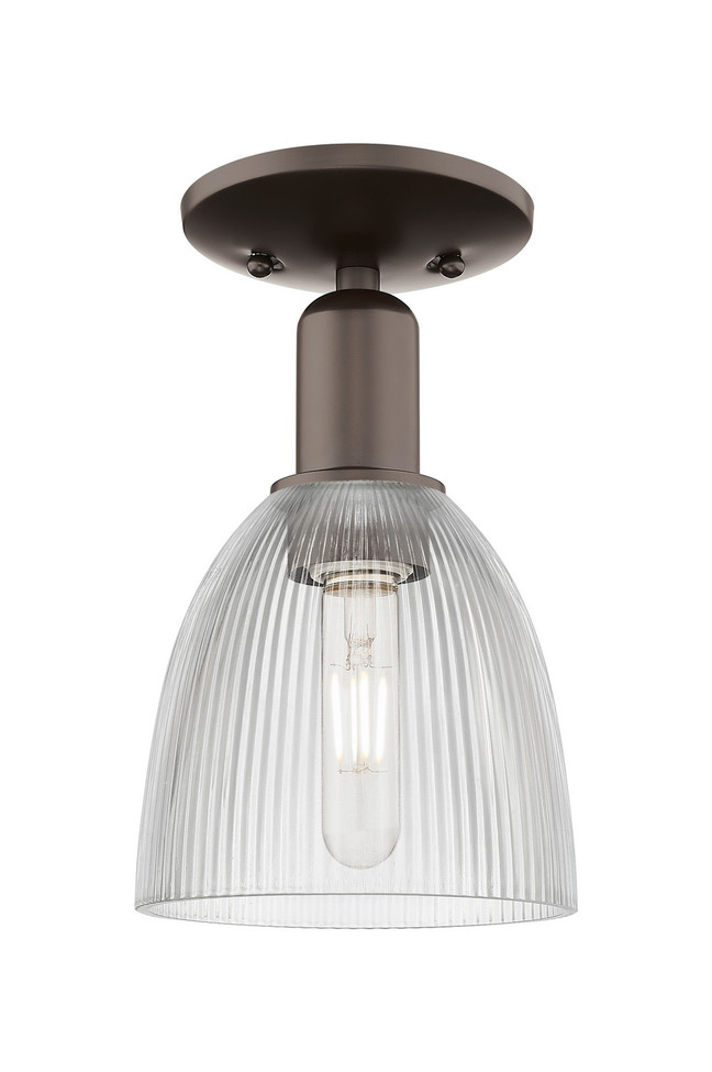 Innovations - 716-1C-OB-G382 - One Light Semi-Flush Mount - Arcadia - Oil Rubbed Bronze