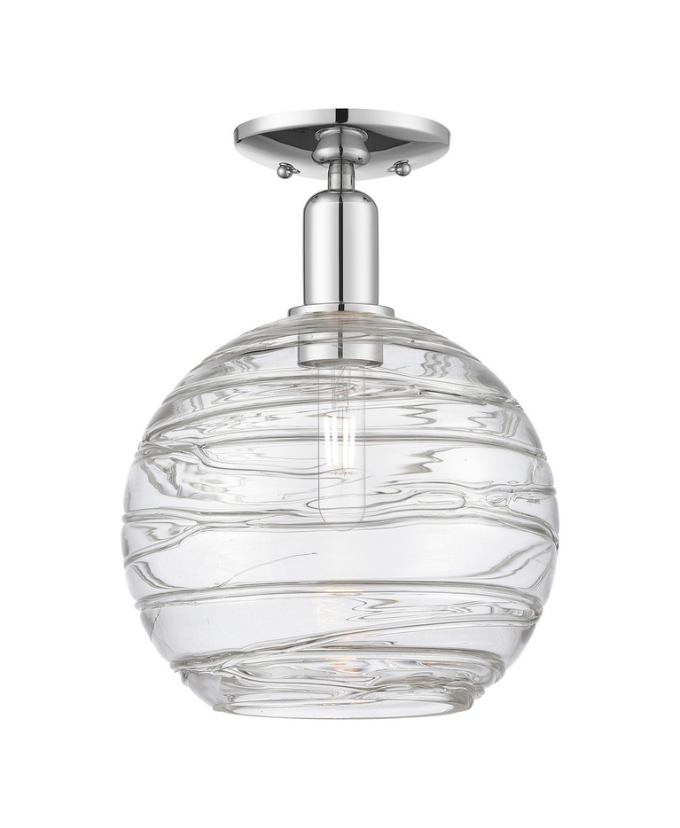 Innovations - 716-1C-PC-G1213-10CL - One Light Semi-Flush Mount - Arcadia - Polished Chrome