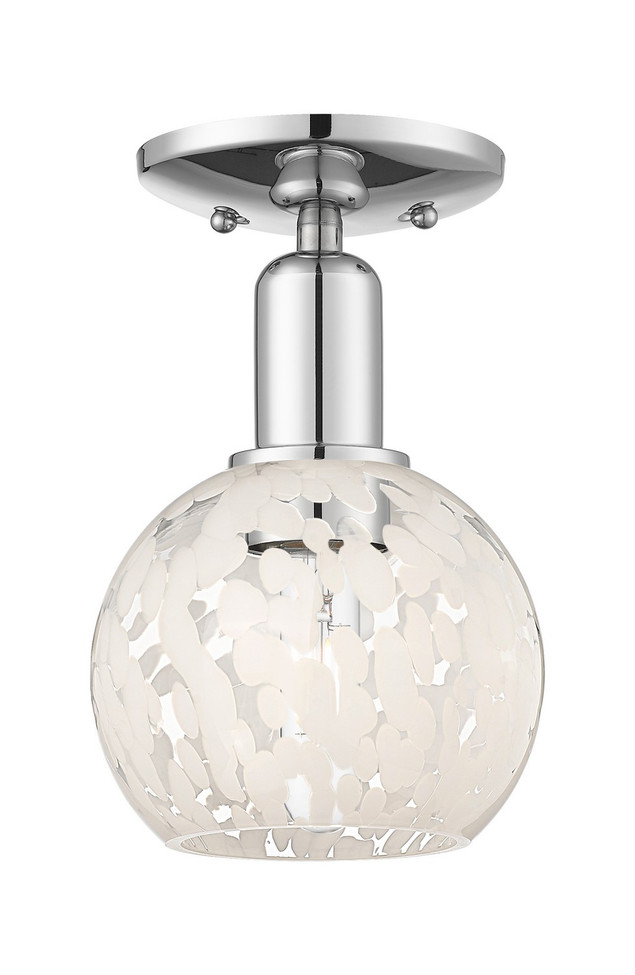 Innovations - 716-1C-PC-G1216-6WM - One Light Semi-Flush Mount - Arcadia - Polished Chrome