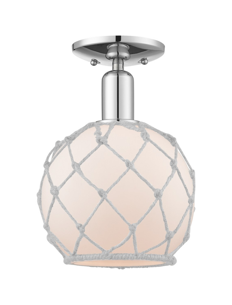 Innovations - 716-1C-PC-G121-8RW - One Light Semi-Flush Mount - Arcadia - Polished Chrome
