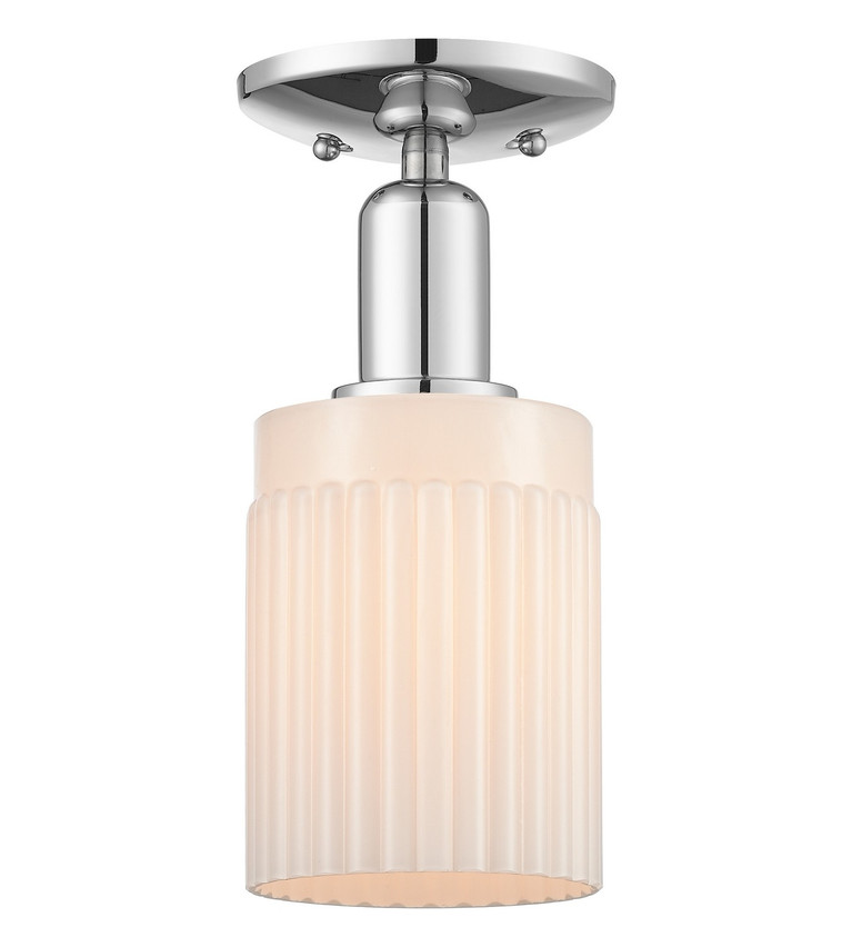 Innovations - 716-1C-PC-G341 - One Light Semi-Flush Mount - Arcadia - Polished Chrome
