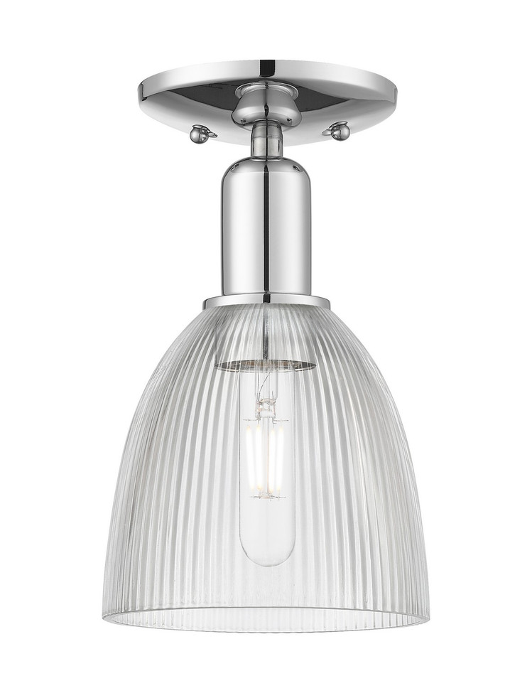 Innovations - 716-1C-PC-G382 - One Light Semi-Flush Mount - Arcadia - Polished Chrome
