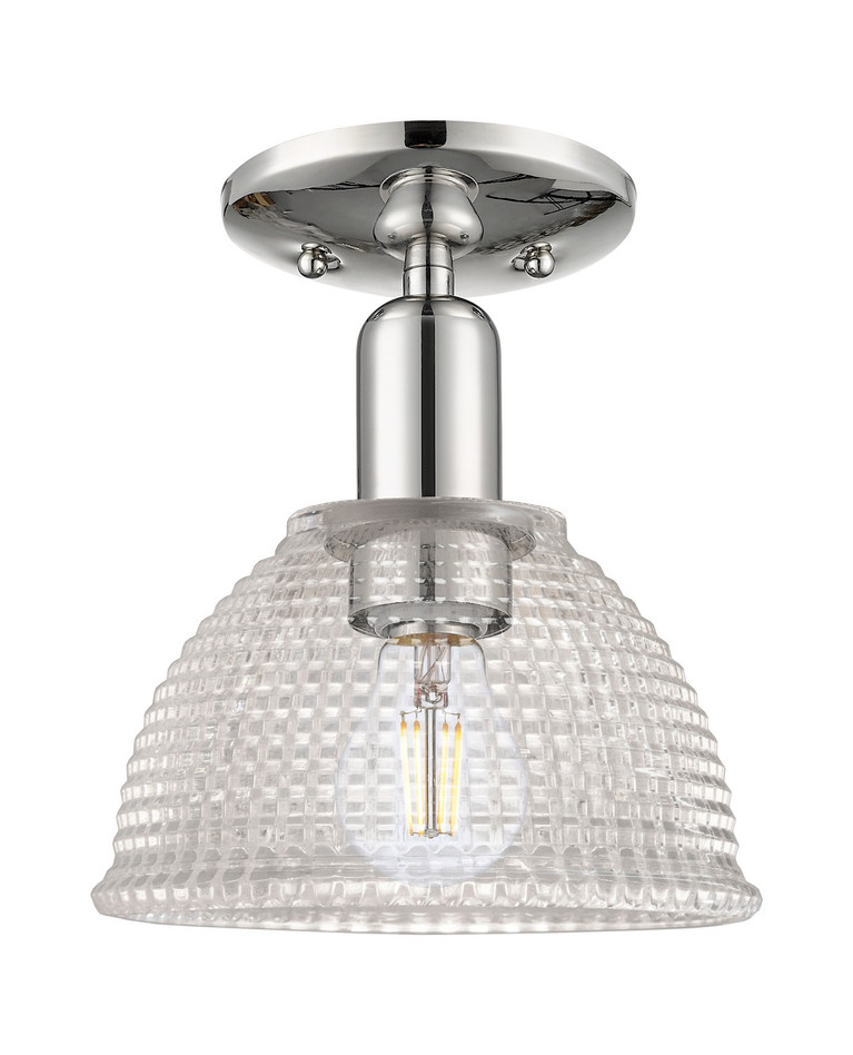 Innovations - 716-1C-PN-G422 - One Light Semi-Flush Mount - Arcadia - Polished Nickel