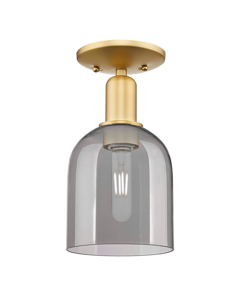 Innovations - 716-1C-SG-G558-6SM - One Light Semi-Flush Mount - Arcadia - Satin Gold