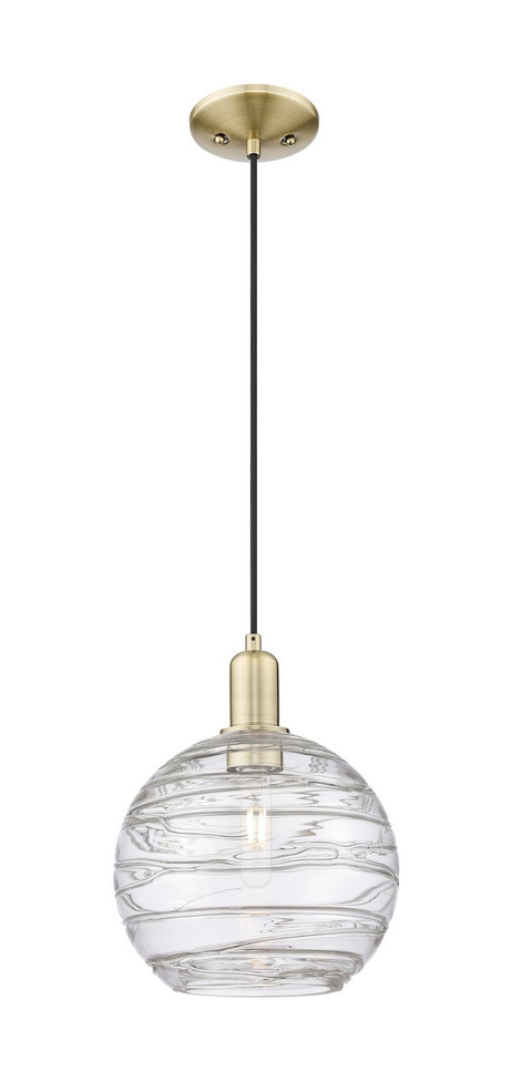 Innovations - 716-1P-AB-G1213-10CL - One Light Mini Pendant - Arcadia - Antique Brass