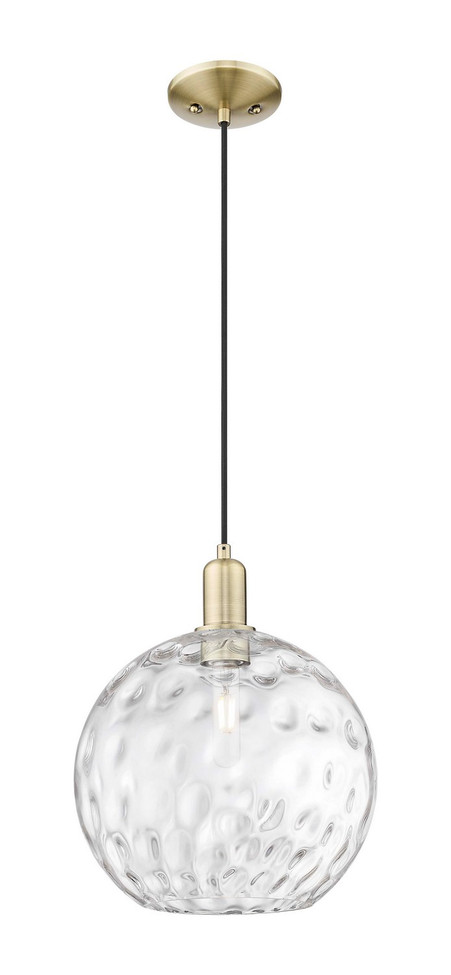 Innovations - 716-1P-AB-G1215-12 - One Light Mini Pendant - Arcadia - Antique Brass