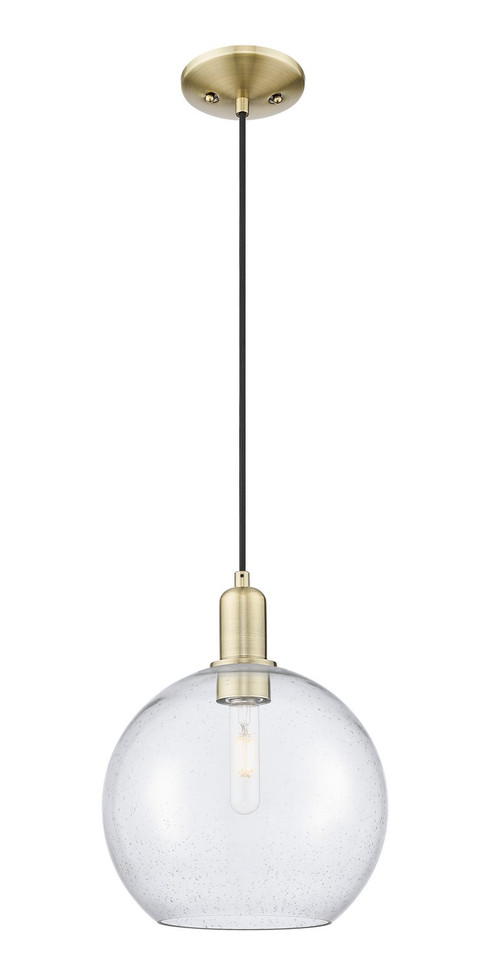 Innovations - 716-1P-AB-G124-10 - One Light Mini Pendant - Arcadia - Antique Brass