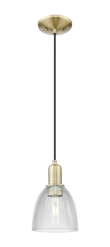 Innovations - 716-1P-AB-G382 - One Light Mini Pendant - Arcadia - Antique Brass