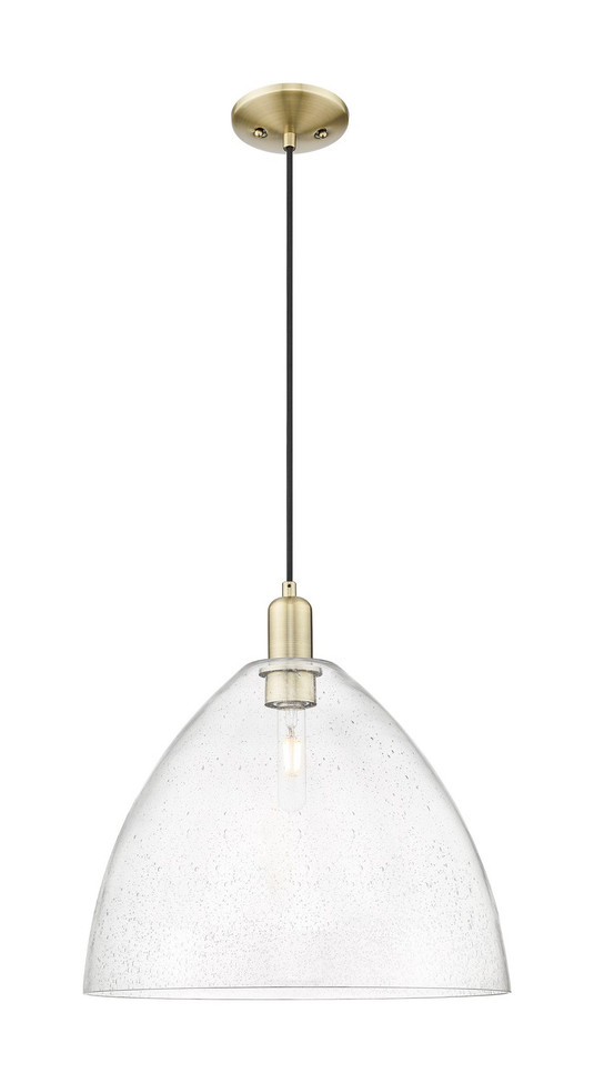 Innovations - 716-1P-AB-GBD-164 - One Light Mini Pendant - Arcadia - Antique Brass