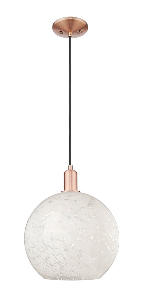 Innovations - 716-1P-AC-G1216-12WM - One Light Mini Pendant - Arcadia - Antique Copper