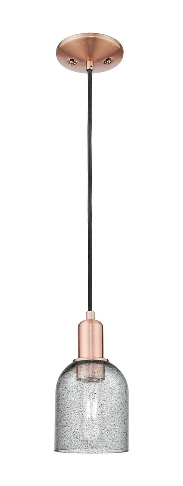 Innovations - 716-1P-AC-G257 - One Light Mini Pendant - Arcadia - Antique Copper