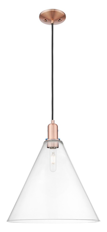 Innovations - 716-1P-AC-GBC-162 - One Light Mini Pendant - Arcadia - Antique Copper