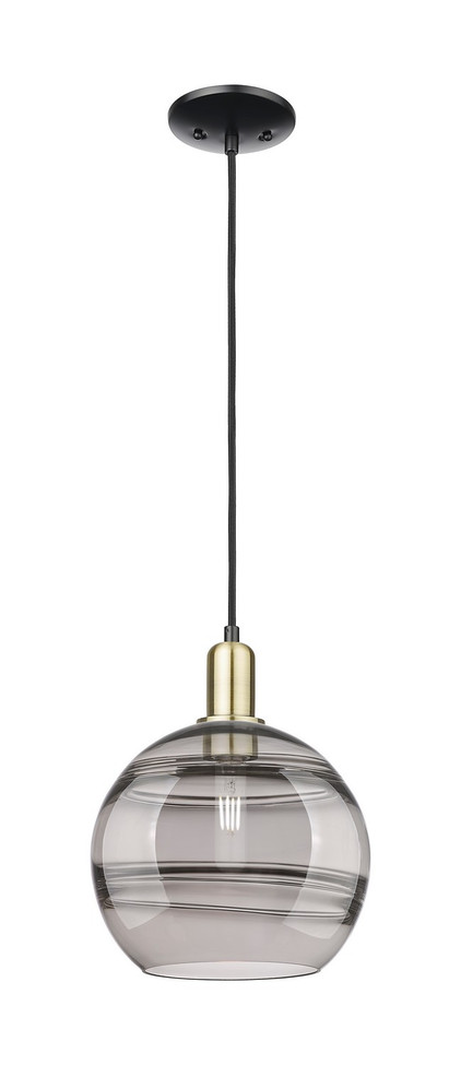 Innovations - 716-1P-BAB-G556-10SM - One Light Mini Pendant - Arcadia - Black Antique Brass