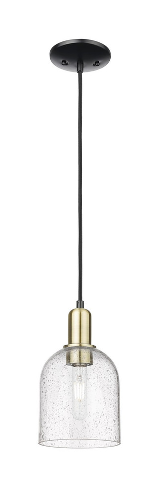 Innovations - 716-1P-BAB-G558-6SDY - One Light Mini Pendant - Arcadia - Black Antique Brass