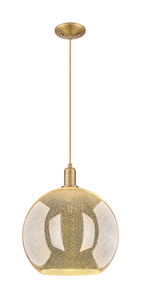 Innovations - 716-1P-BB-G128-14 - One Light Mini Pendant - Arcadia - Brushed Brass