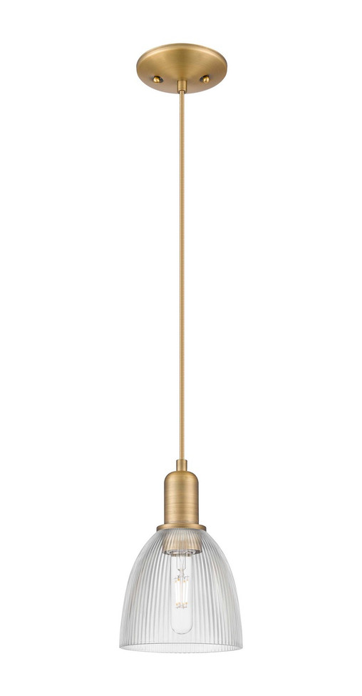 Innovations - 716-1P-BB-G382 - One Light Mini Pendant - Arcadia - Brushed Brass