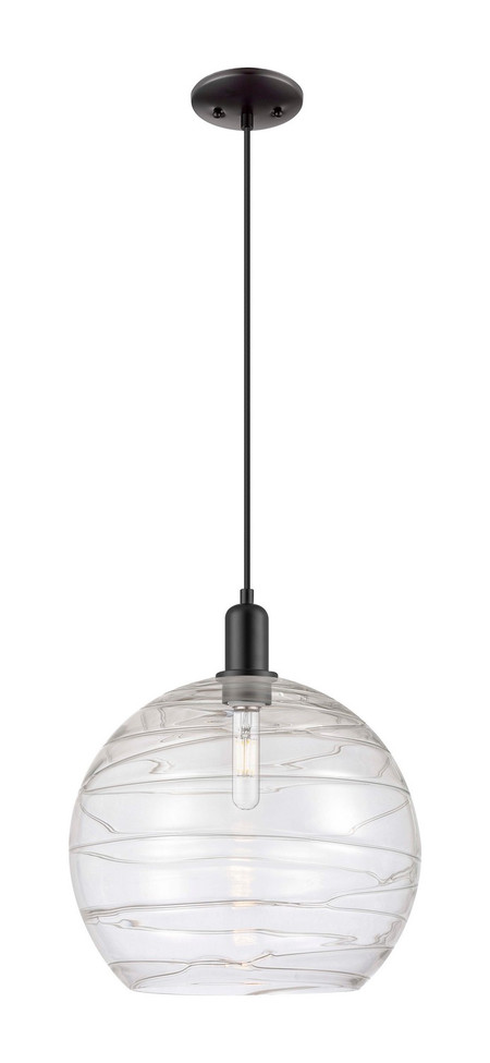 Innovations - 716-1P-BK-G1213-14CL - One Light Mini Pendant - Arcadia - Matte Black