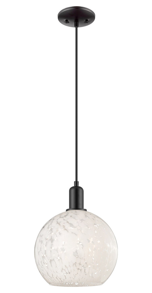 Innovations - 716-1P-BK-G1216-10WM - One Light Mini Pendant - Arcadia - Matte Black