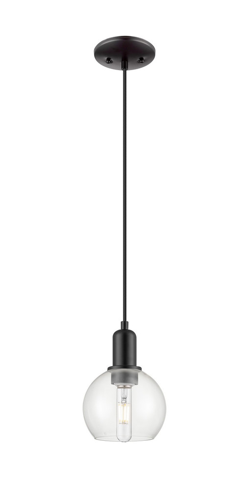 Innovations - 716-1P-BK-G122-6 - One Light Mini Pendant - Arcadia - Matte Black