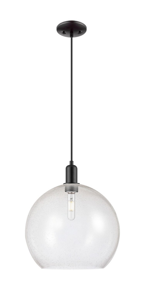 Innovations - 716-1P-BK-G124-14 - One Light Mini Pendant - Arcadia - Matte Black