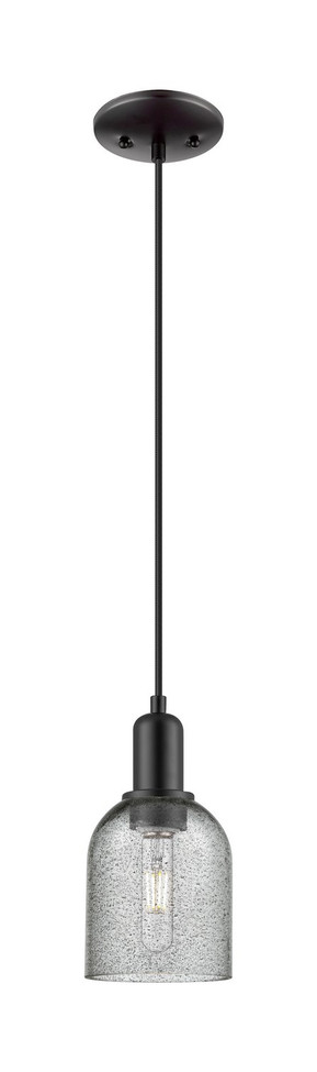 Innovations - 716-1P-BK-G257 - One Light Mini Pendant - Arcadia - Matte Black