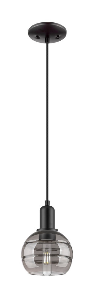 Innovations - 716-1P-BK-G556-6SM - One Light Mini Pendant - Arcadia - Matte Black