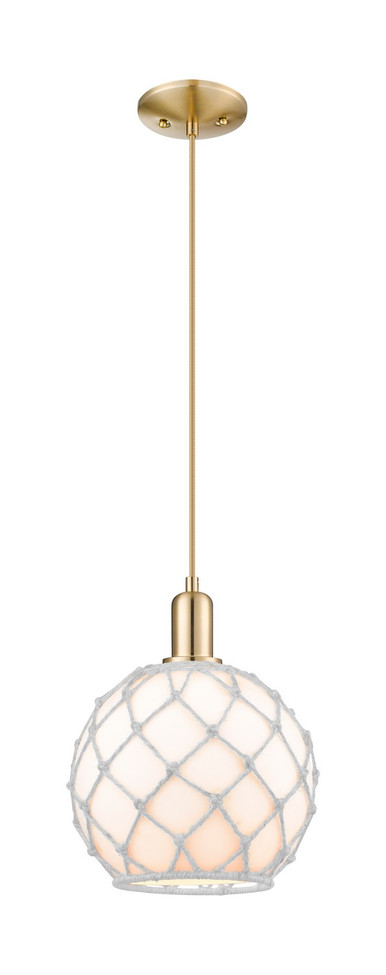 Innovations - 716-1P-CB-G121-10RW - One Light Mini Pendant - Arcadia - Champagne Bronze